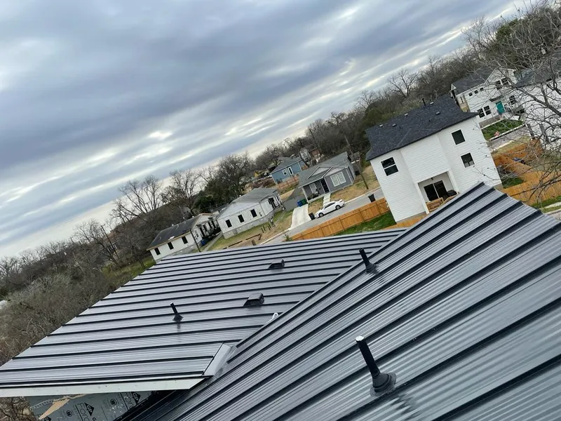 Standing seam metal roof panels with vents for Skylight Repair in Klamath Falls